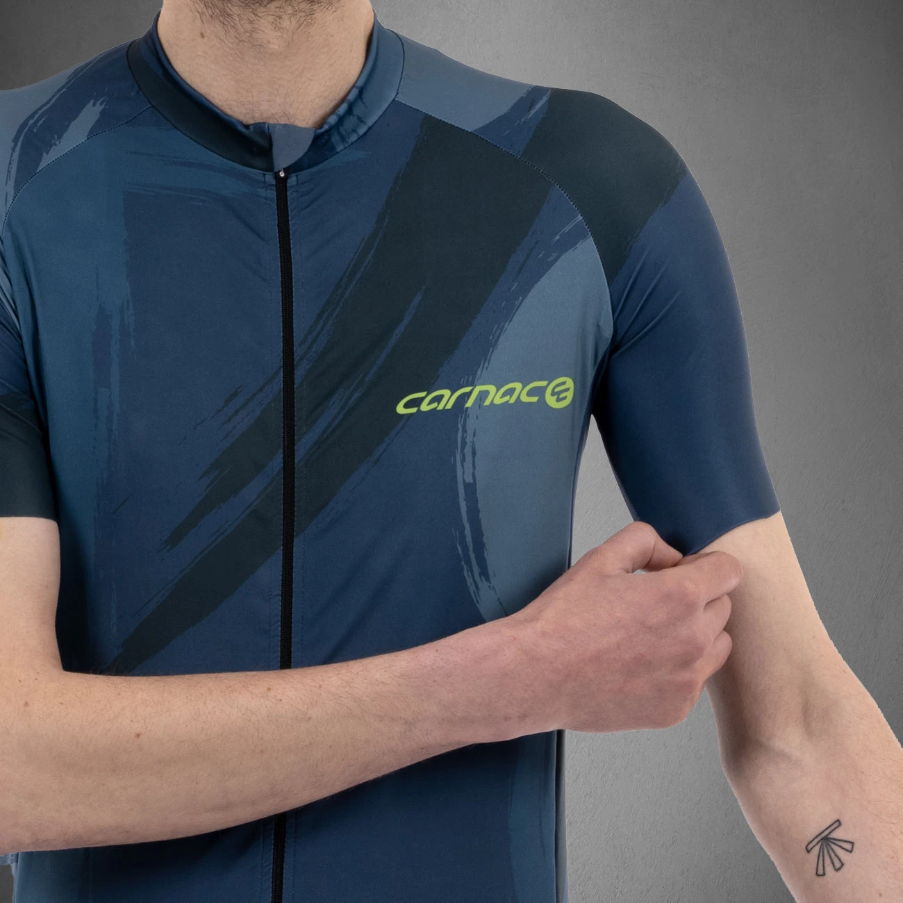 Carnac Men's Brosse Short Sleeve Jersey / Blue 7 Carnac Men's Brosse Short Sleeve Jersey / Blue - Image 5