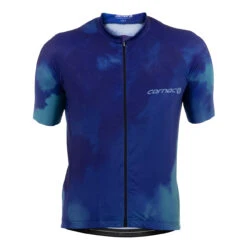 Carnac Men's Meteo Short Sleeve Jersey / Blue