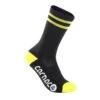 Carnac Stripe Perform Cycling Socks / Black & Zesty Lime -GearNest Sale Store CLCASTRPCSBZL P1