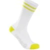 Carnac Stripe Perform Cycling Socks / White & Zesty Lime -GearNest Sale Store CLCASTRPCSWZL P1