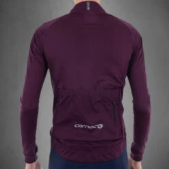 Carnac Men's Long Sleeve Windproof Cycling Jersey -GearNest Sale Store CLCAWLSJM BUR P4