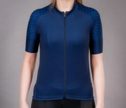 Carnac Women's Short Sleeve Jersey / Navy -GearNest Sale Store CLCAWSSJNAV P7