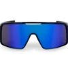 Carnac Juno Sunglasses / Jet Black Frame & Blue Revo Lens -GearNest Sale Store CLJUNBLKBLU P1