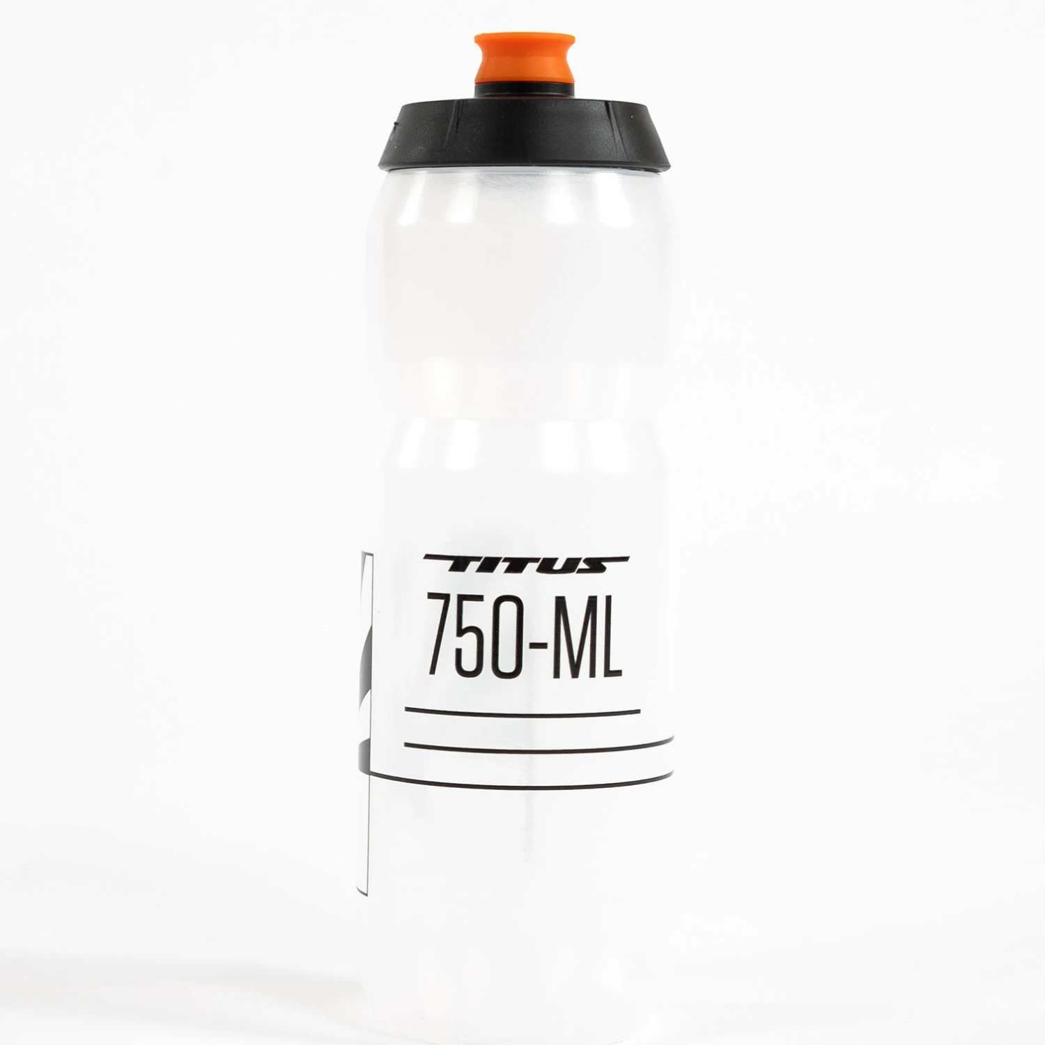 Titus 750ml Water Bottle / Clear & Black 4 Titus 750ml Water Bottle / Clear & Black - Image 2