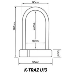 Zefal K-Traz U13 Bicycle U-Lock -GearNest Sale Store zl340 02