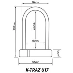 Zefal K-Traz U17 Bicycle U-Lock -GearNest Sale Store zl350 01